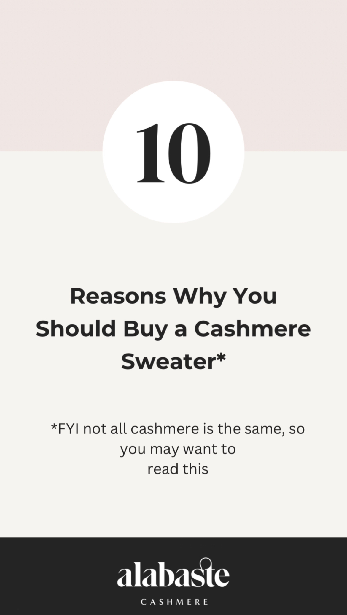 Alabaste Cashmere: 10 Reasons why you should buy a cashmere sweater 